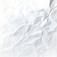 Fototapeta premium Crumpled White Paper Texture Background
