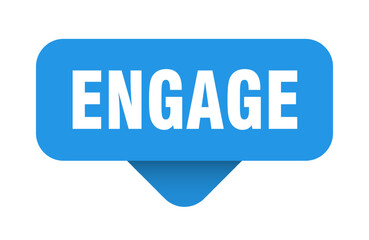 engage sticker. engage sign on transparent background