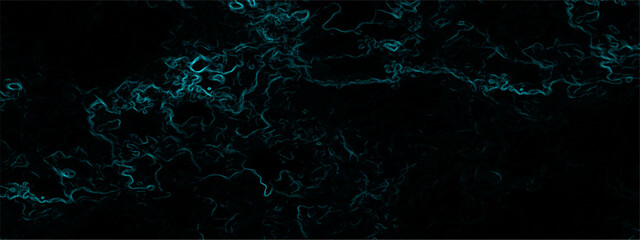 Abstract seamless black marble texture with thin, glowing, organic white and purple veining, resembling natural stone patterns. Deep black with subtle purples and highlights in the veins.