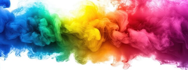 Fototapeta premium Colorful Smoke Clouds