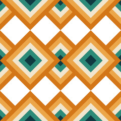 Diamonds pattern design retro