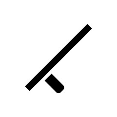 Abstract depiction of a baton, conveying law enforcement or authority concept