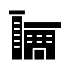 Abstract representation of a contemporary urban structure with bold, graphic style