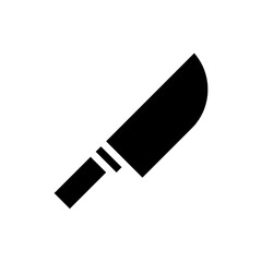 Sharp culinary tool icon isolated on a plain canvas providing an essential utensil symbol