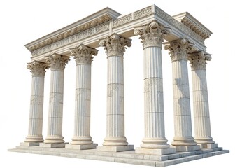 Naklejka premium columns of the ancient temple