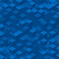 Obraz premium Azure Cubic Labyrinth