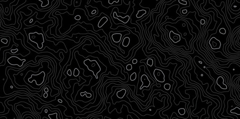 Mountain topographic terrain map background with white lines texture. Luxury white abstract line art background vector.  Design illustration for wall art, fabric, packaging, web, banner, app, wallpape