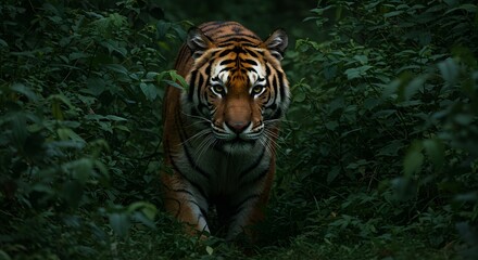 tiger in the jungle