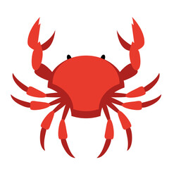 Red Crab Illustration