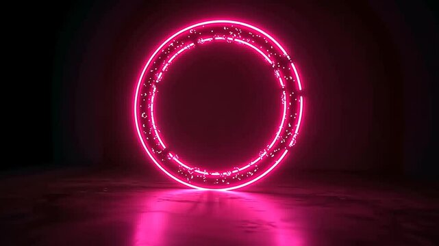 glowing neon light