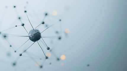 Abstract Neural Network: An intricate, 3D-rendered depiction of a neural network, showcasing interconnected nodes and pathways.