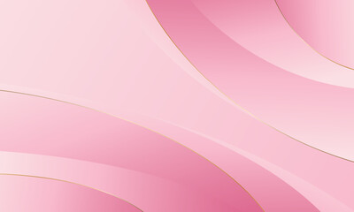 Abstract pink luxury curved background. Elegant Feminine wallpaper. Suitable for beauty design, templates, banners, covers, awards, sales, events, websites, pages and more