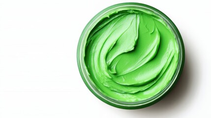Obraz premium Aloe vera gel, organic skincare concept, realistic photography, natural textures, isolated on white background --chaos 15