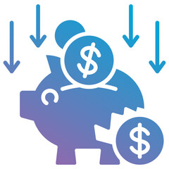 Financial Crisis Icon