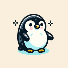 Cute penguin illustration