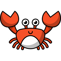 Cute Crab Illustration