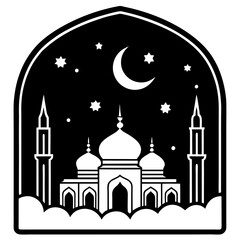 taj mahal silhouette