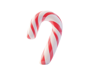 a candy cane on a white background