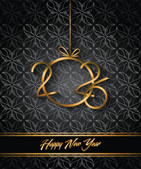 2026 Happy New Year background for your seasonal invitations, festive posters, greetings cards.