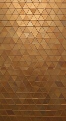 Geometric Triangle Pattern in Golden and Brown Hues