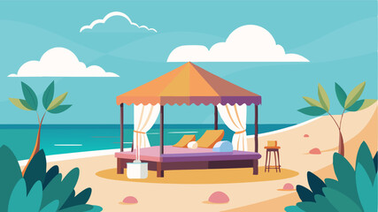 The spa offers a range of rejuvenating treatments with openair cabanas overlooking the beach to immerse guests in a tranquil coastal experience.