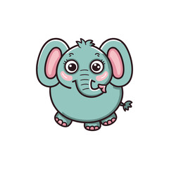 A majestic illustration of an elephant, symbolizing strength, wisdom, and calmness. Perfect for wildlife, jungle, or safari-themed designs. The artwork captures the grandeur and gentle nature of this 