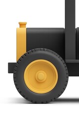 Toy Tractor Side View