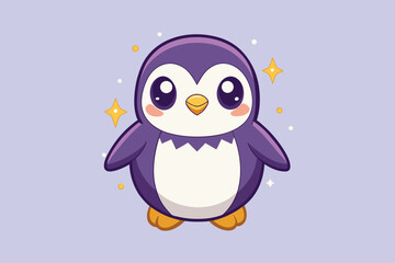  cute penguin colorful Vector