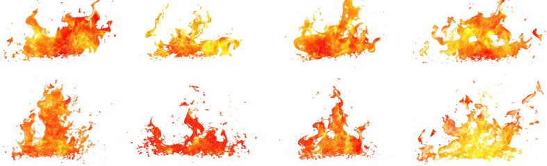 Different Flames and Fire Patterns