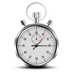 Realistic Stopwatch vector 