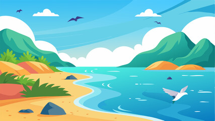 The sound of birds chirping and water lapping against the shore creates a soothing soundtrack that lulls visitors into a state of relaxation.