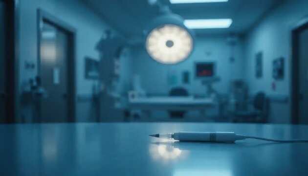 Electrocautery Pencil in Operating Room