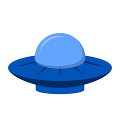 UFO Flat Illustration