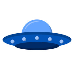 UFO Flat Illustration