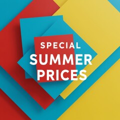 Special Summer Prices Sale Promotion