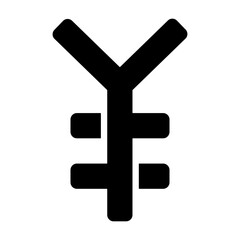 Obraz premium Yen Sign Icon