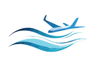 vector illustration of a airplane