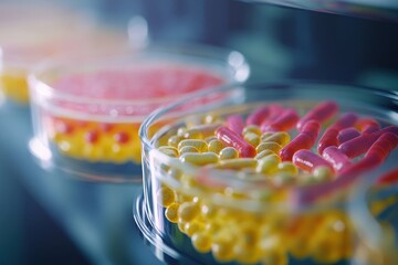 Colony Growth of Gram Negative Bacilli in Medical Laboratory, Food Microbiology Research