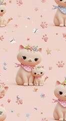 Whispers of Springtime Kittens