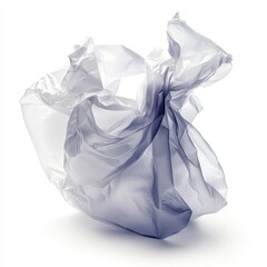 Fototapeta premium Crumpled plastic bag