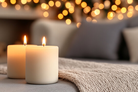 Candlelit sance surrounded by dim lighting and chaos in a cozy room filled with warm ambiance