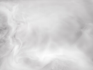 Top view of smoke from dry ice. white smoke floating air background