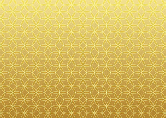 和風　金色　花模様　背景