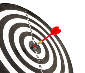 darts on target