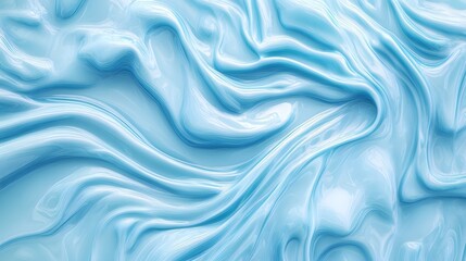 Obraz premium Light blue, flowing, abstract texture patterns.