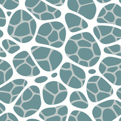 seamless Broken tiles mosaic pattern. texture interior background line, rounded polygonal shapes, similar to a natural biological structure or plant cell wall. 