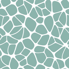 seamless Broken tiles mosaic pattern. texture interior background line, rounded polygonal shapes, similar to a natural biological structure or plant cell wall. 
