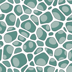 seamless Broken tiles mosaic pattern. texture interior background line, rounded polygonal shapes, similar to a natural biological structure or plant cell wall. 