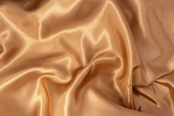 Obraz premium Gold fabric texture of natural for background. Luxurious canvas background.