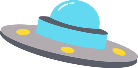UFO Flying Illustration